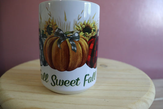 Fall sweet fall coffee mug