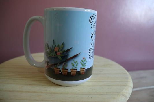 Gardening coffee mug