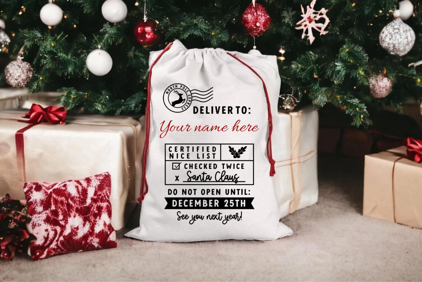 Custom Santa Sacks